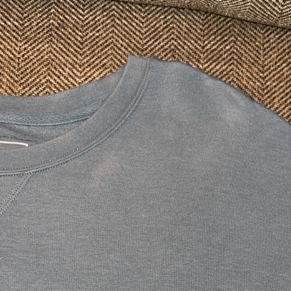 SAXX 3Six Five Men’s Blue Long Sleeve Sweatshirt XL Relaxed Fit Lounge Pullover - Picture 12 of 13